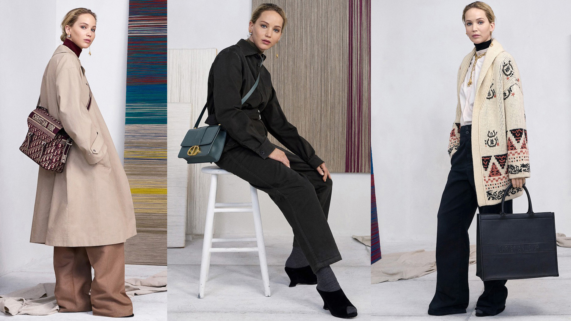 Jennifer Lawrence en la campaña de Dior que le rinde homenaje al lugar donde nació la marca.