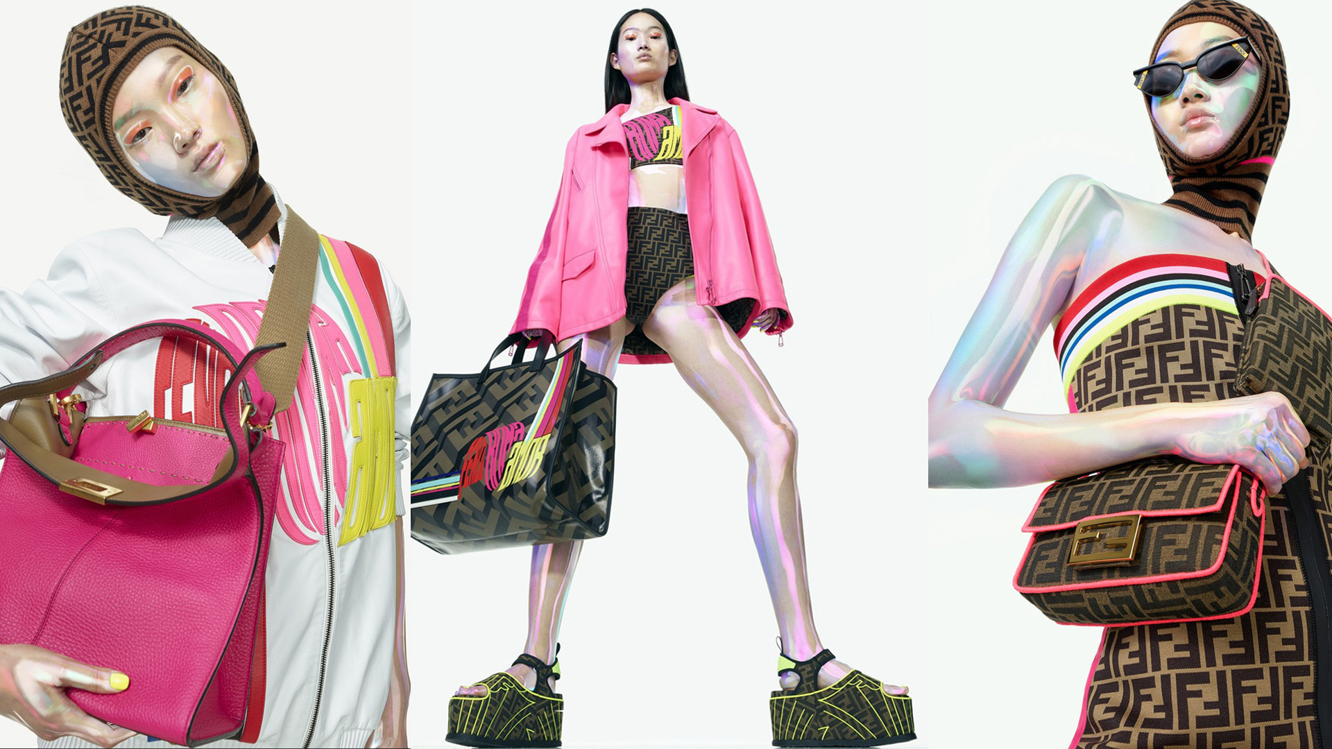 Colores neones, estética deportiva: la nueva colección cápsula de Fendi.