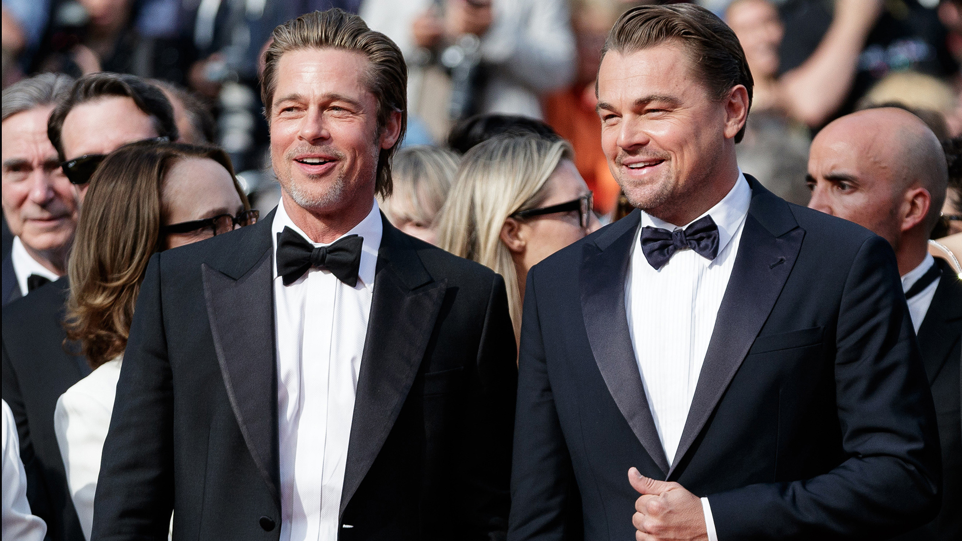 Brad Pitt y Leo DiCaprio robaron todas las miradas en Cannes.