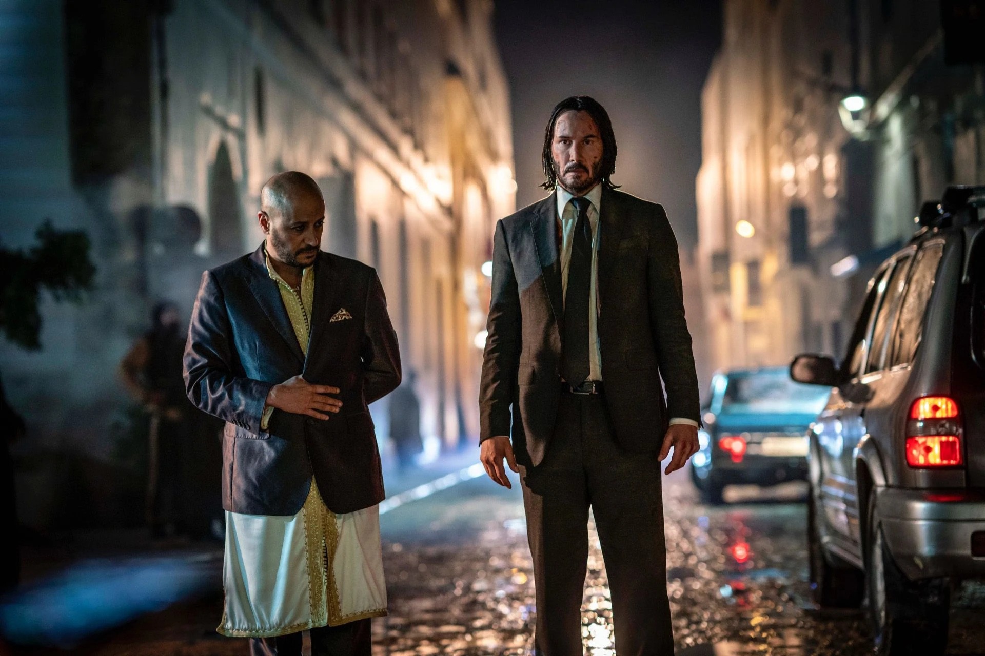 A los 54 años, el actor está más vigente que nunca. Pura acción en John Wick 3.