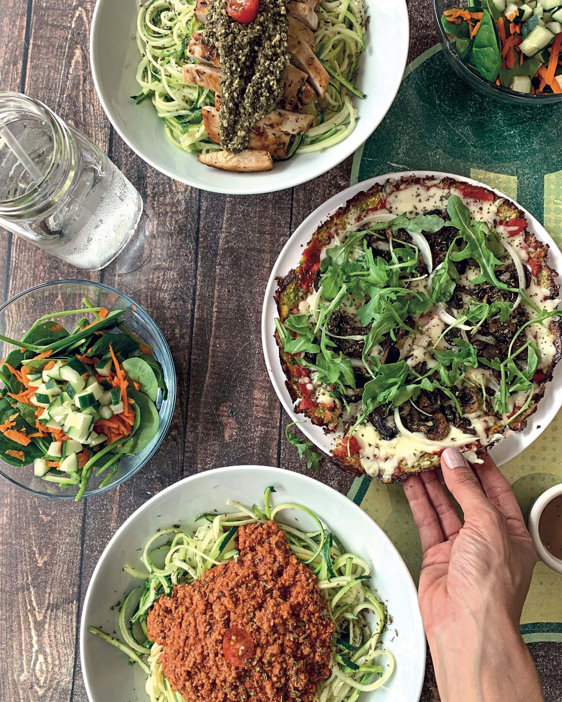 Platos low-carb en Healthy Route 66.