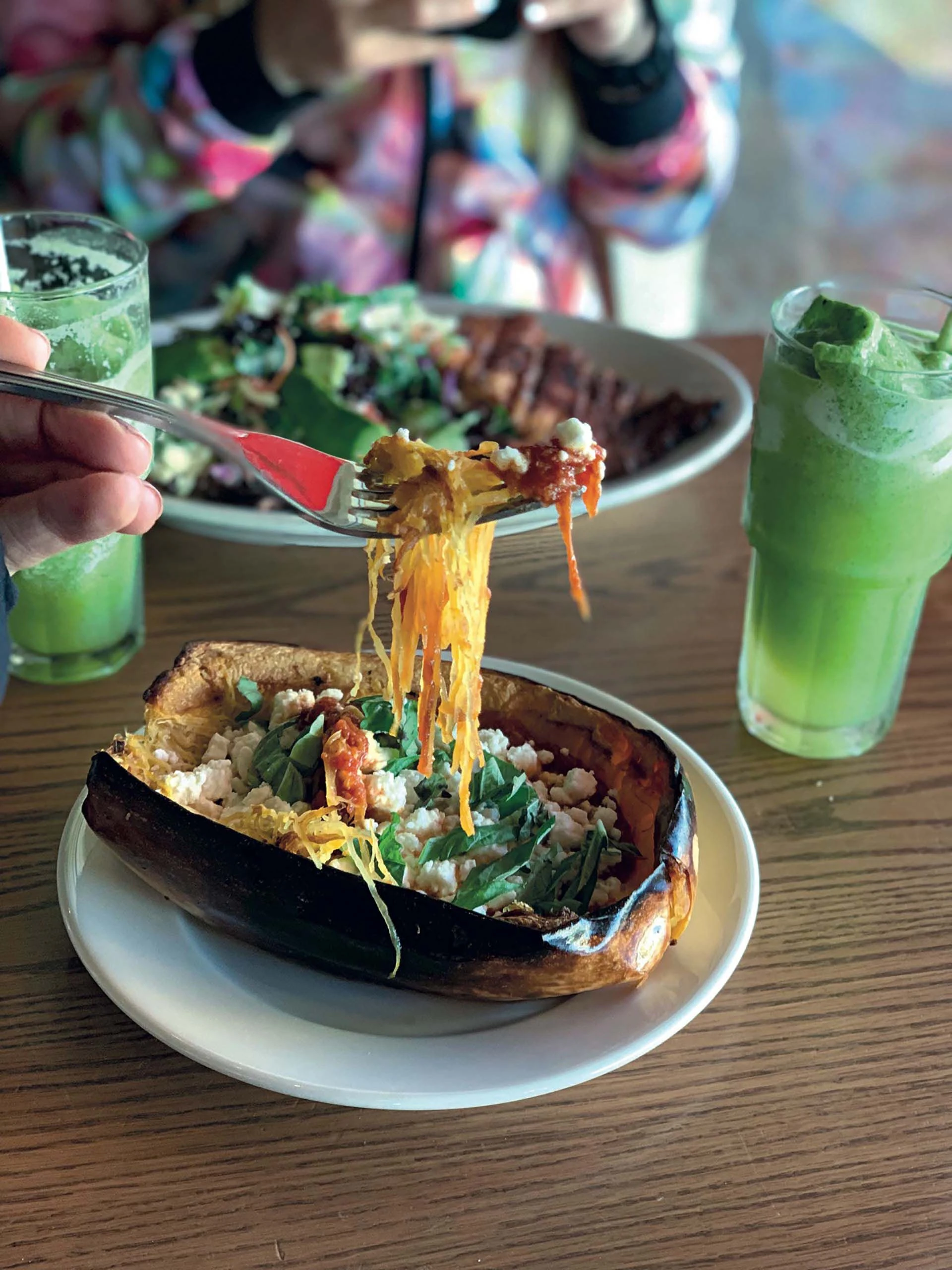 Spaghetti squash en Miami Juice