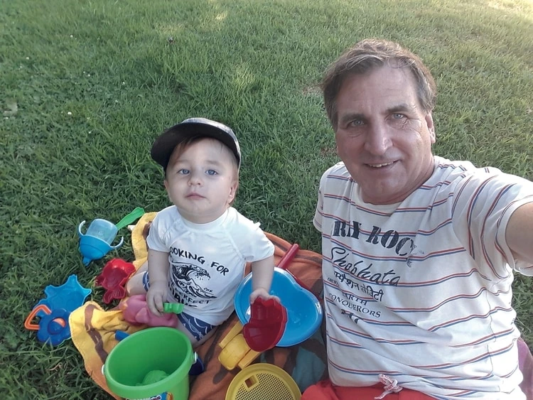 Una de las fotos del álbum familiar.