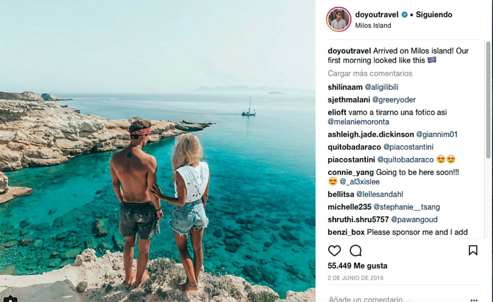 #PARA TI - PAREJAS INSTAGRAMERS - news - DO YOU TRAVEL 1- INSTAGRAM - 20180202