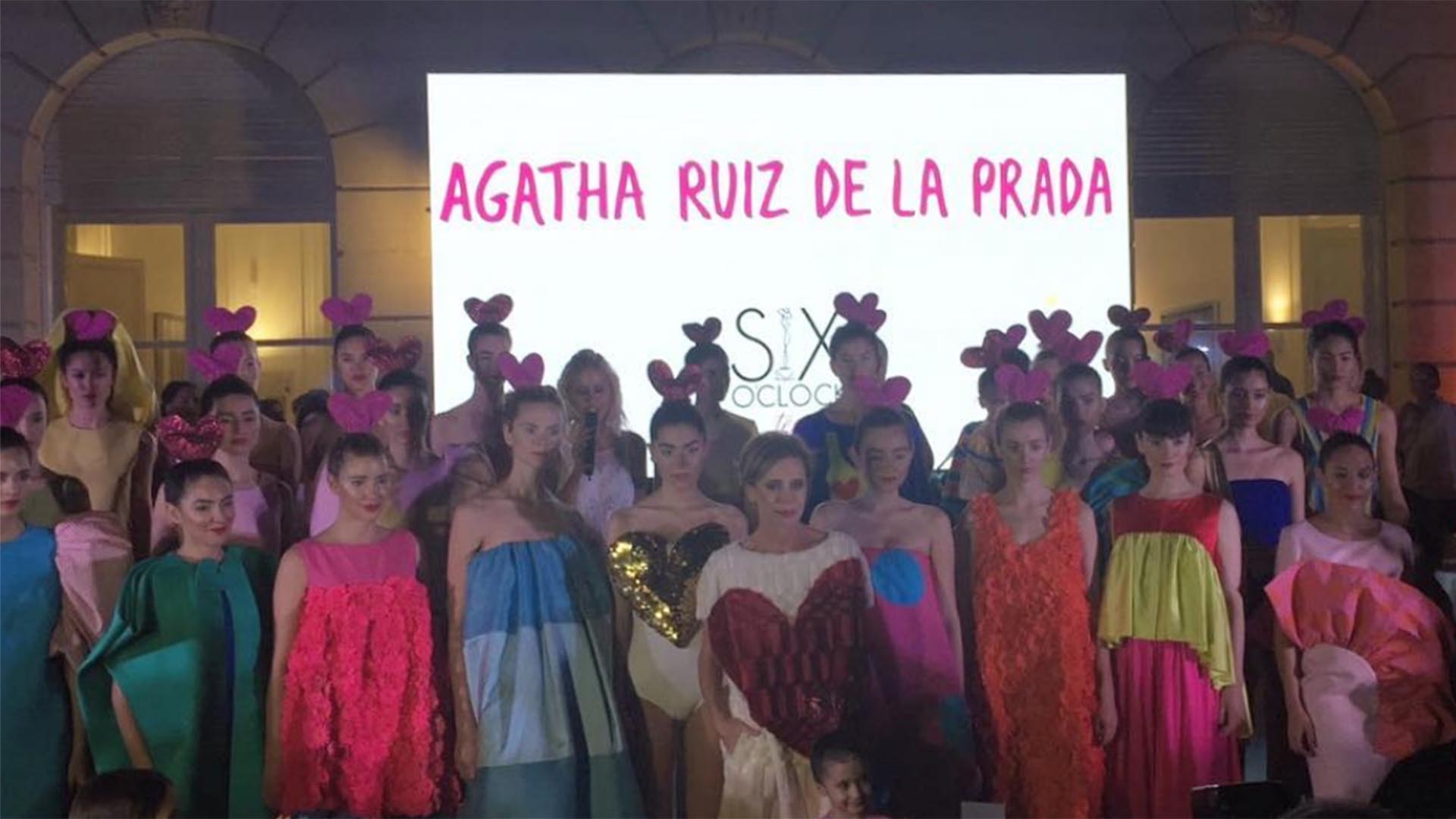 La diseñadora Agatha Ruiz de la Prada presentó su colección de verano 