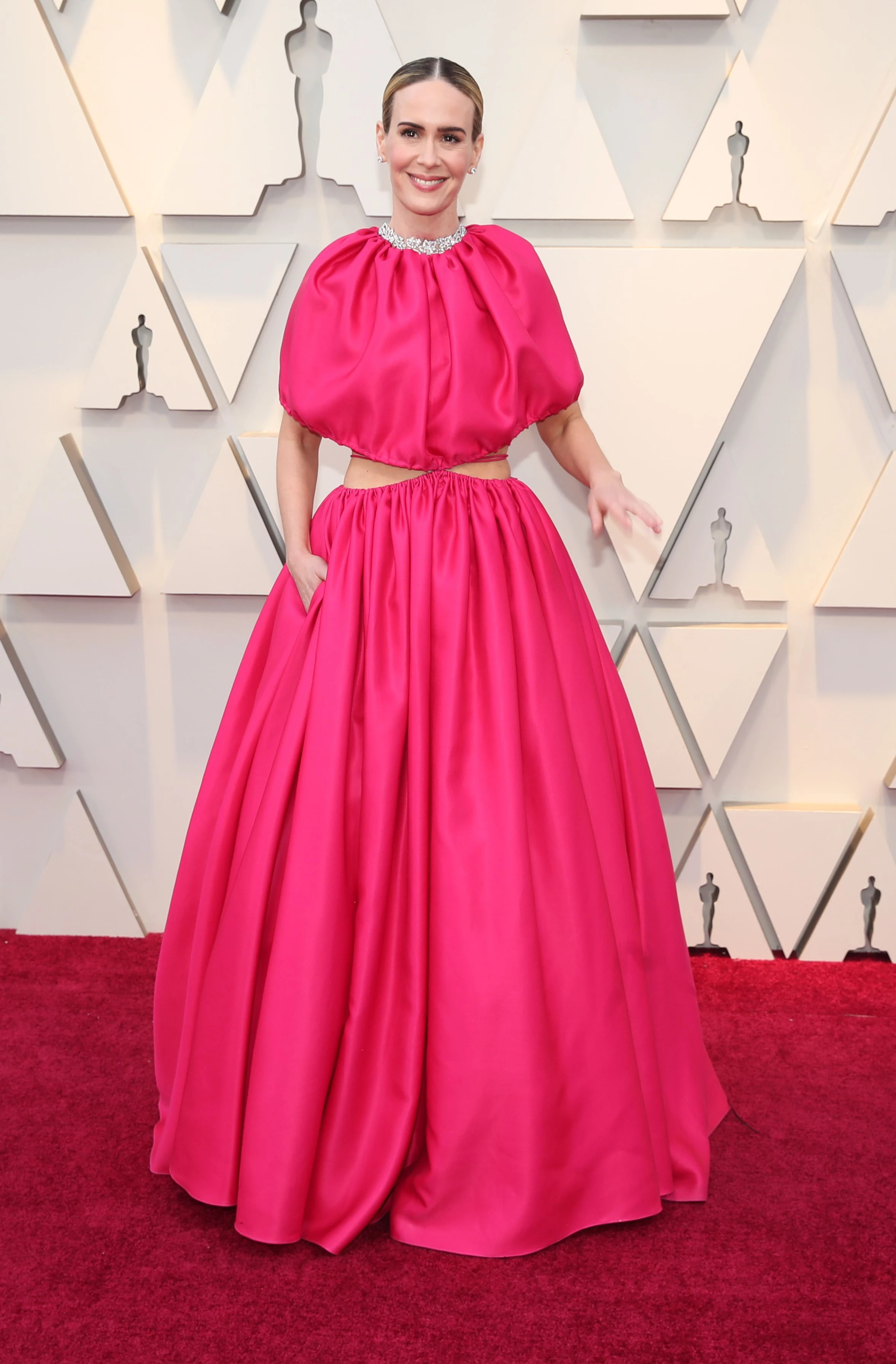 Mandatory Credit: Photo by Christopher Polk/REX/Shutterstock (10113255jq) Sarah Paulson 91st Annual Academy Awards, Arrivals, Los Angeles, USA - 24 Feb 2019
