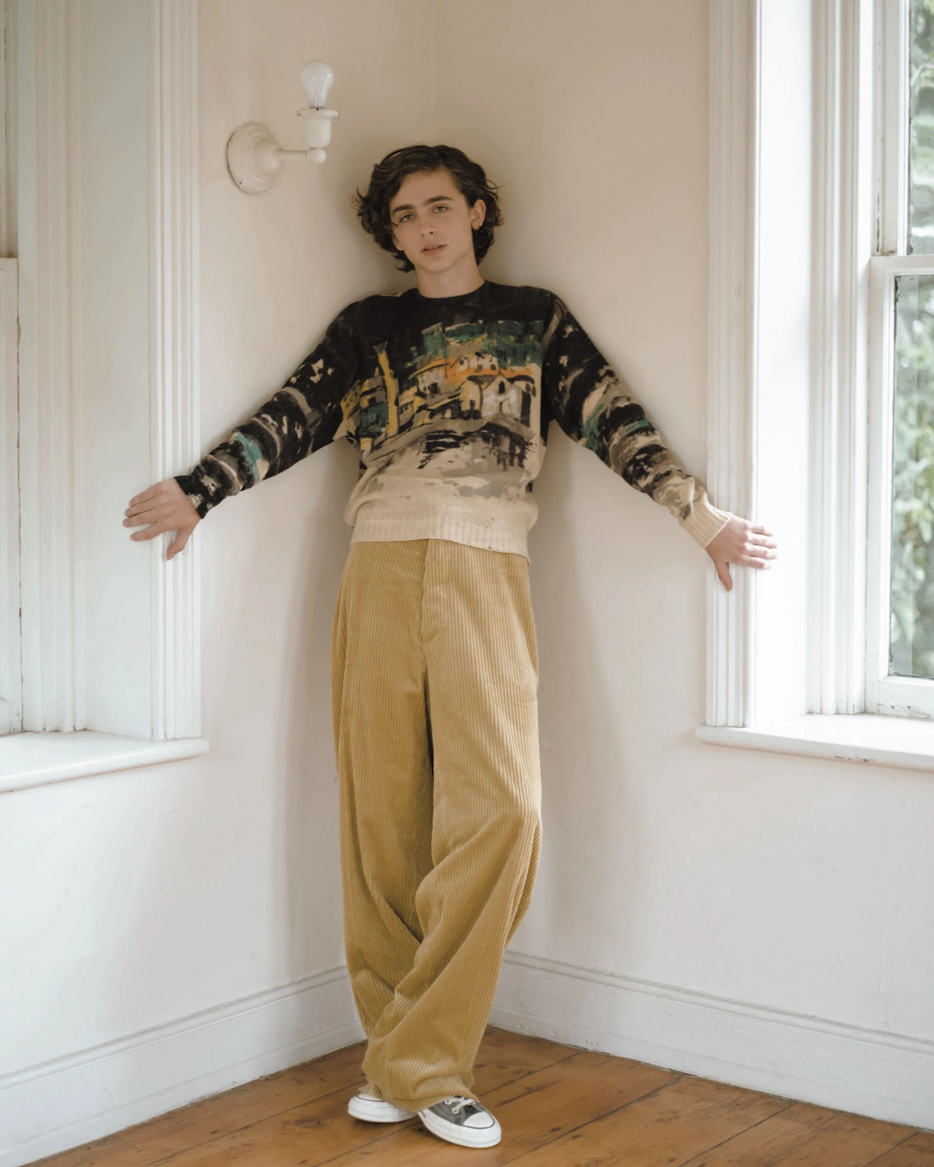 Carismático y con mucha soltura, Timothée posó para varias editoriales.