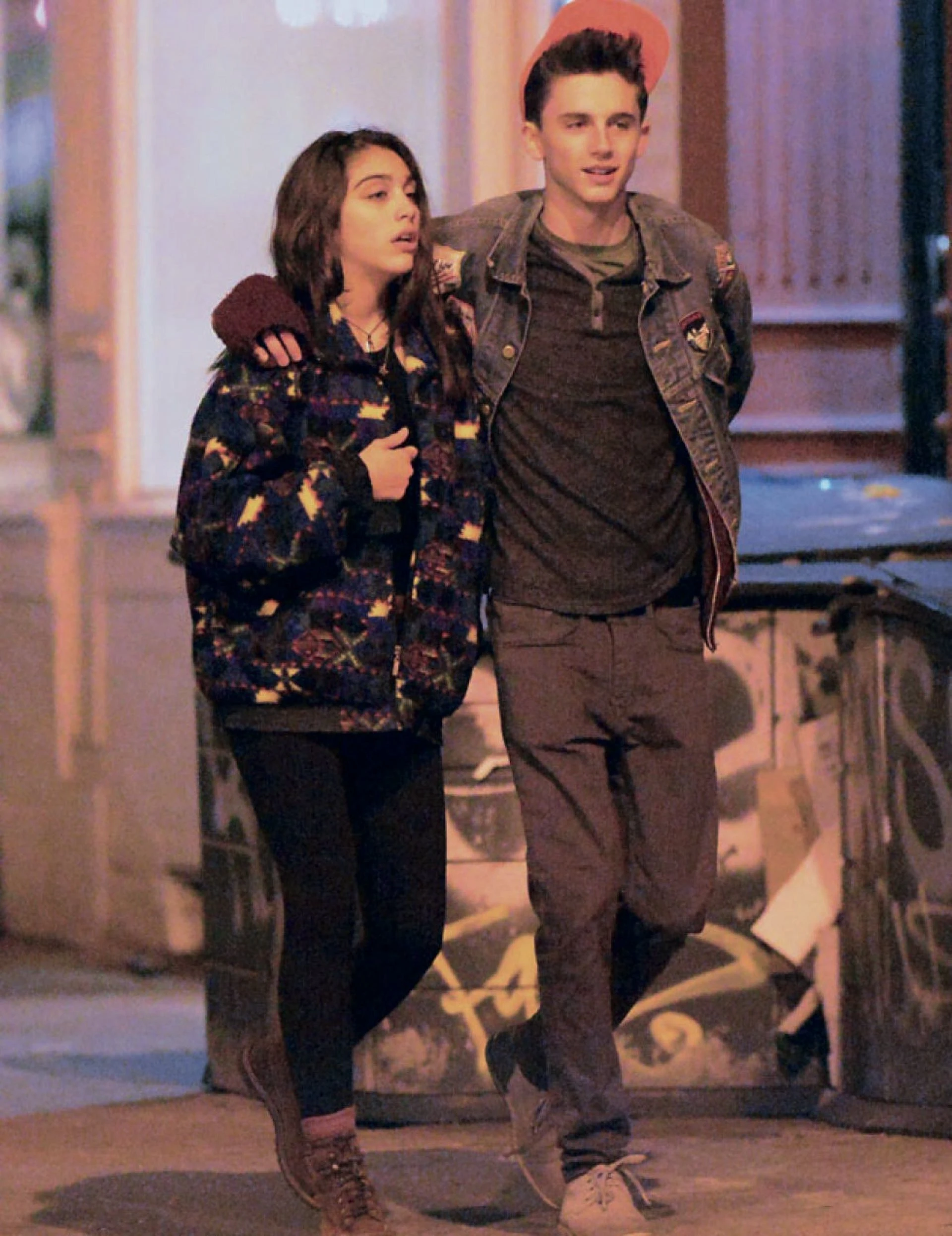 Hace varios años, Timothée junto a Lourdes León, quienes tuvieron un breve romance.