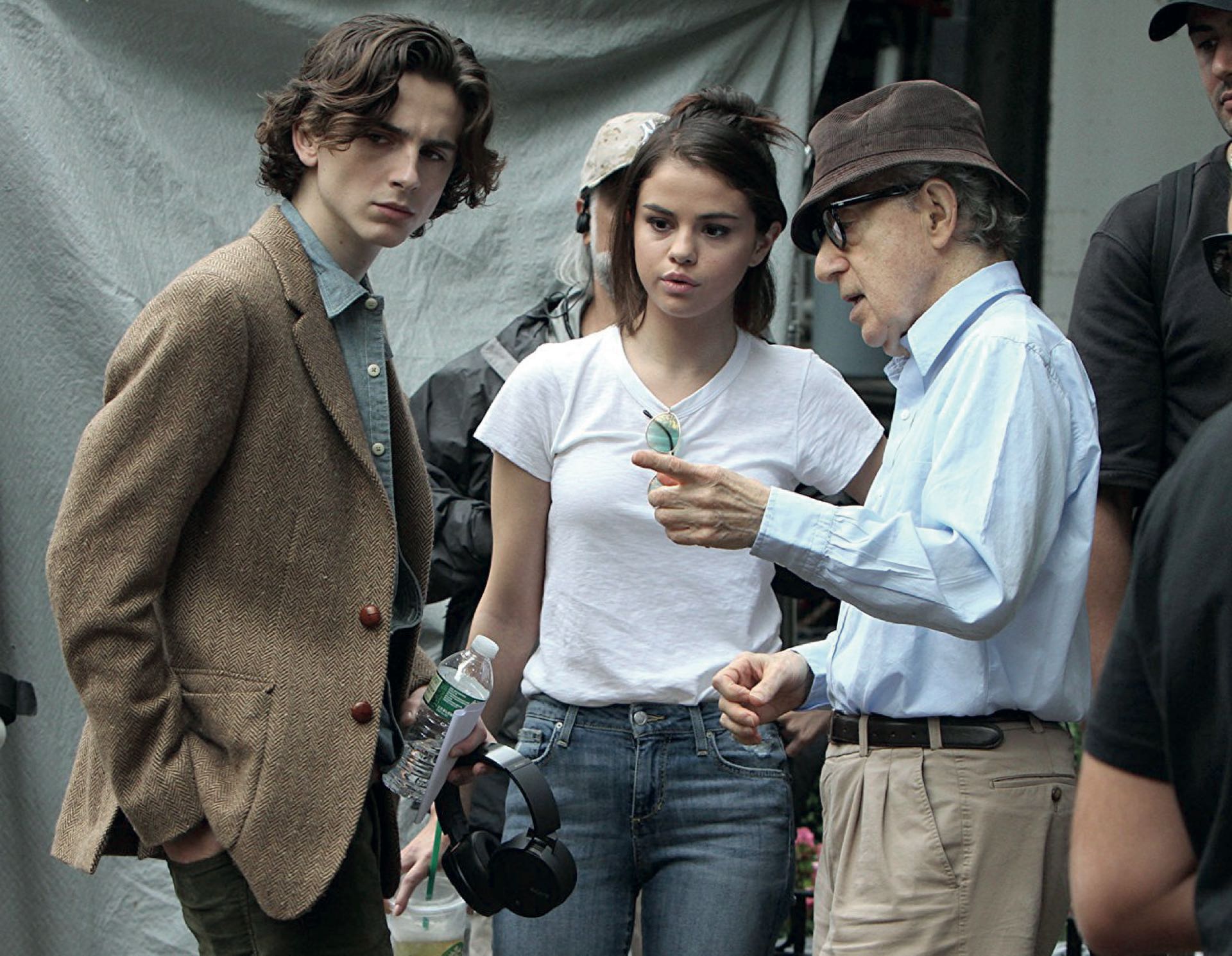 Chalamet bajo las órdenes de Woody Allen en el film A Rainy Day in New York