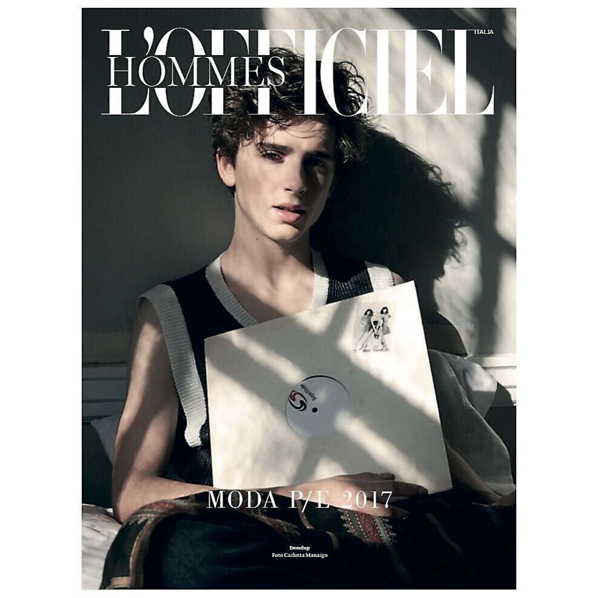 Chalamet fue la portada de L´Officiel.