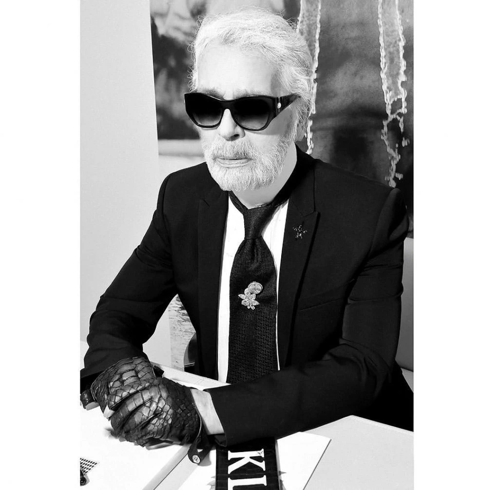 KARL LAGERFELD TRIBUTO HOMENAJE WHITE SHIRT