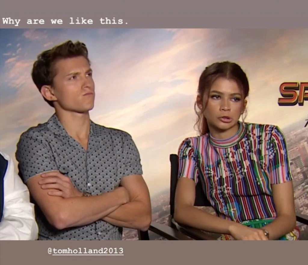 ZENDAYA TOM HOLLAND INSTAGRAM ZENDAYA
