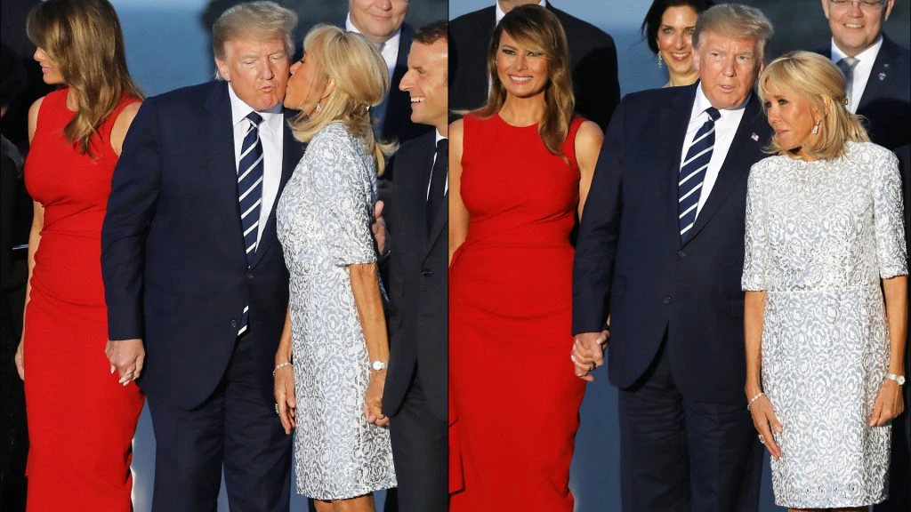 Justin Trudeau Melania Trump G7