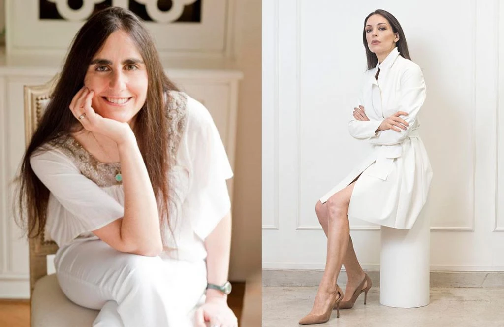 Las diseñadoras Vero Alfie y María Gorof. 