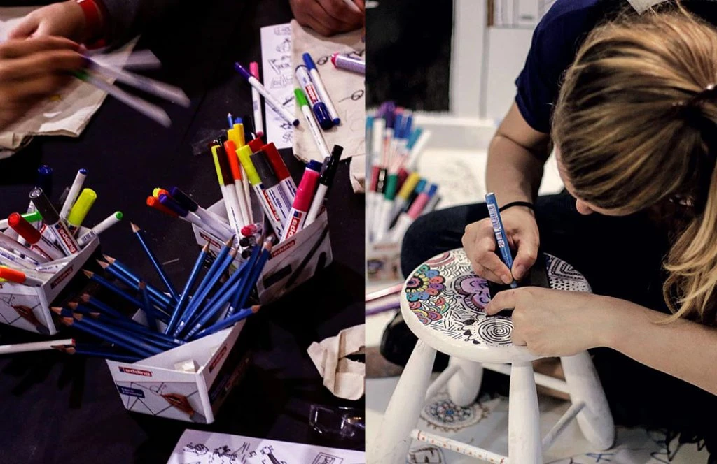 Los talleres de edding: una experiencia creativa