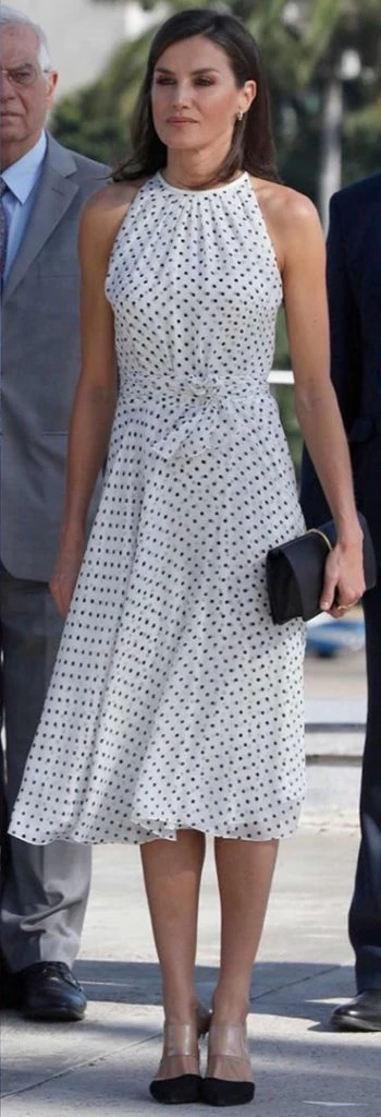 La Reina de España sorprendió en Cuba con vestidos que ya había usado