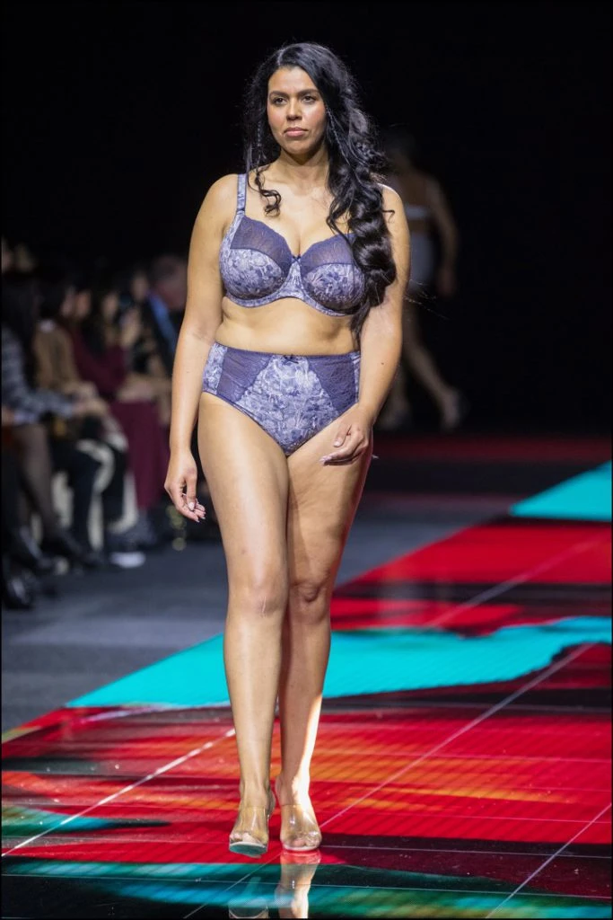 Défilé "Nature" lors du Salon international de la Lingerie à Paris. Le 18 janvier 2020 --- Fashion show "Nature" during the Salon de la Lingerie in Paris. On January 18th 2020