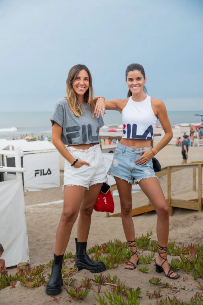 Las bloggers Tricoco en la charla de Fila en el parador Terrazas del Alba de Pinamar, Foto: Diego Medina. 