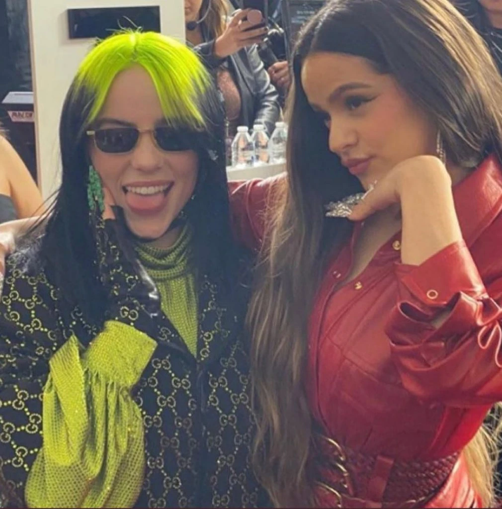 BIllie Eilish y Rosalía en los Grammys 2020
