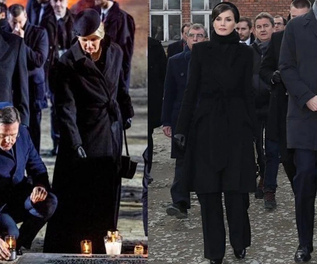 LETIZIA Y MAXIMA DE LUTO