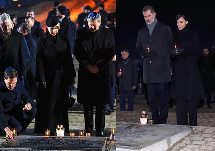 LETIZIA Y MAXIMA DE LUTO