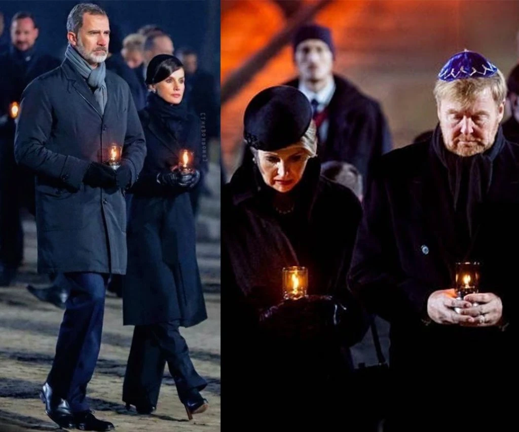 LETIZIA Y MAXIMA DE LUTO