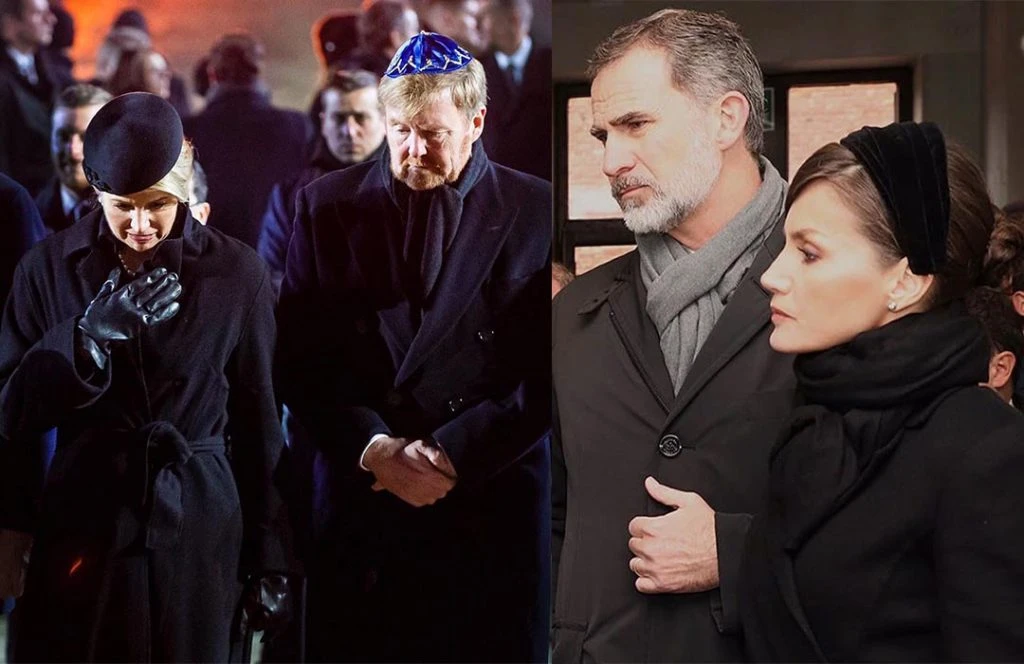 LETIZIA Y MAXIMA DE LUTO