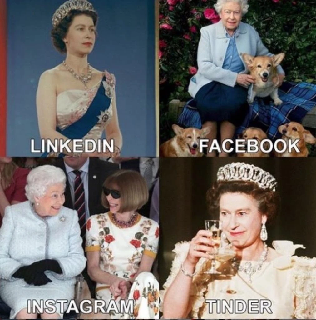 REDES SOCIALES TINDER FACEBOOK LINKEDIN INSTAGRAM