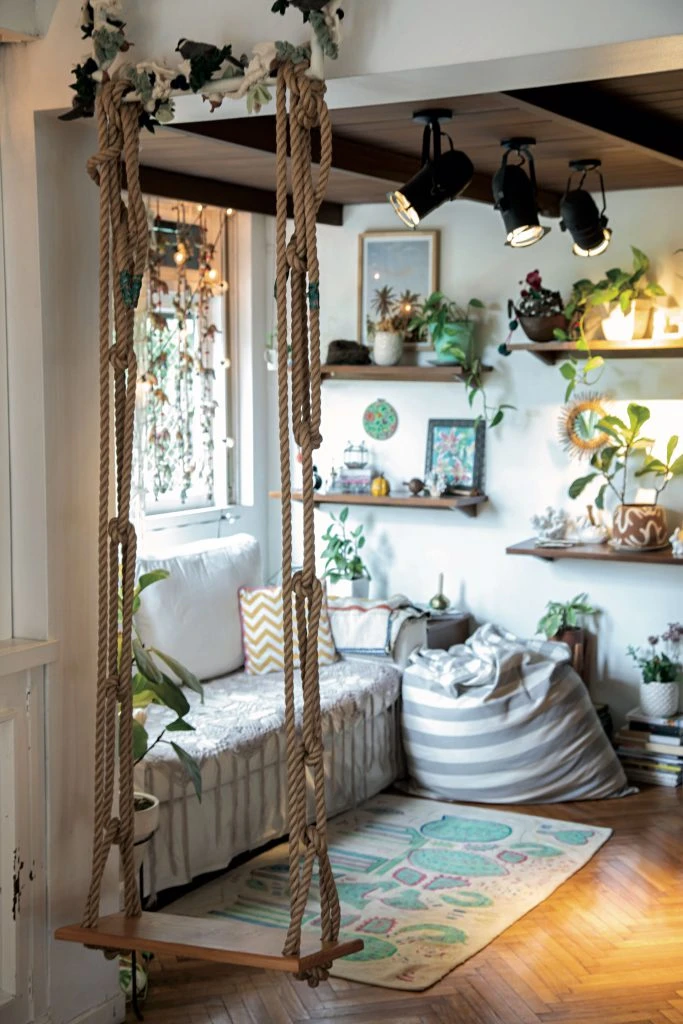 El espacio de juegos del departamento.