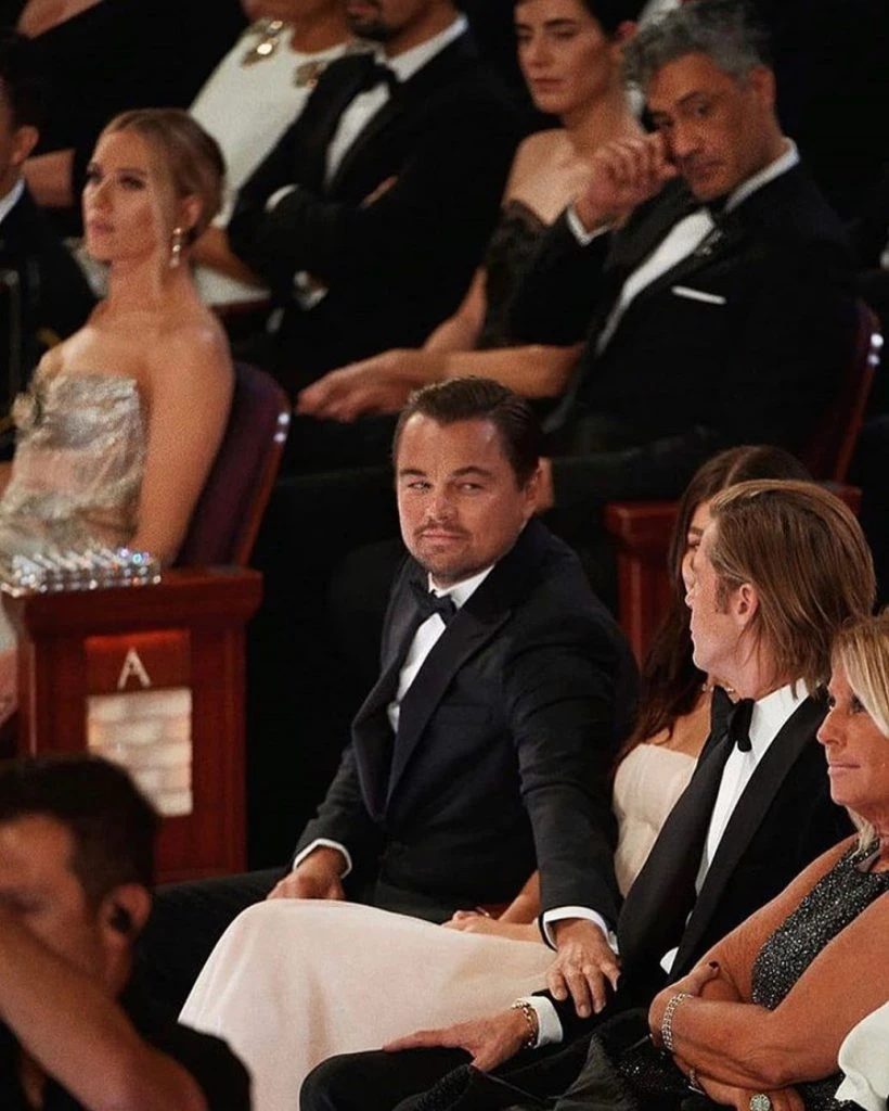 Leo Di Caprio y Brad Pitt. Foto: Instagram. 