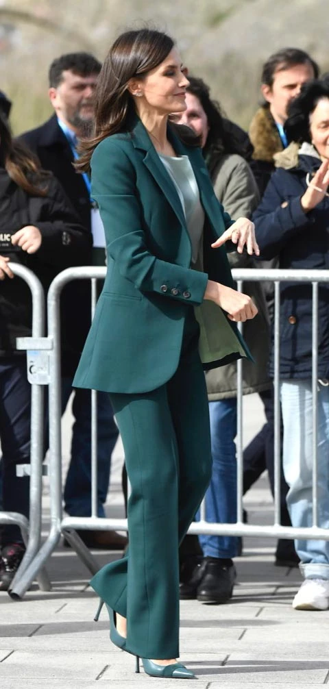 El look color block de Letizia.