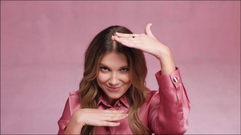 Millie Bobby Brown en una colaboración con Vogue para una nueva línea de lentes