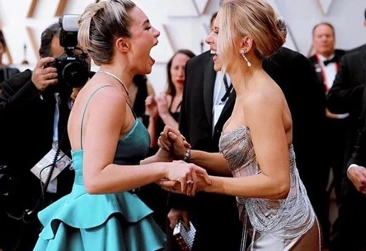 Florence Pugh y Scarlett Johansson. Foto: Instagram. 