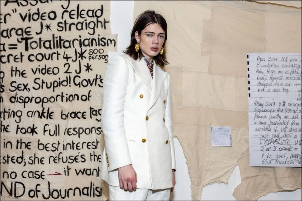 Vivienne Westwood en London Fashion Week. 