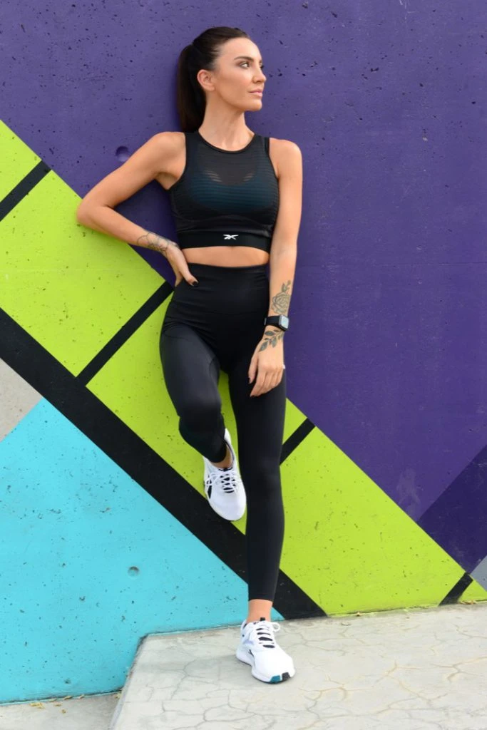 La embajadora de Reebok Celeste Failache.