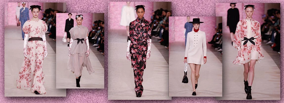 Desfile de moda Giambattista Valli Colección otoño invierno 2020 2021 durante la Semana de la Moda de París.
