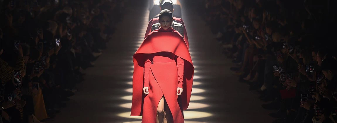 Kaia Gerber. Show "Givenchy" como parte de la Semana de la Moda de París Ropa de mujer Otoño / Invierno 2020/2021 el 1 de marzo de 2020 en París, Francia.