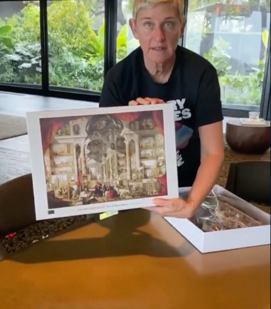 ELLEN DEGENERES CUARENTENA ROMPECABEZAS