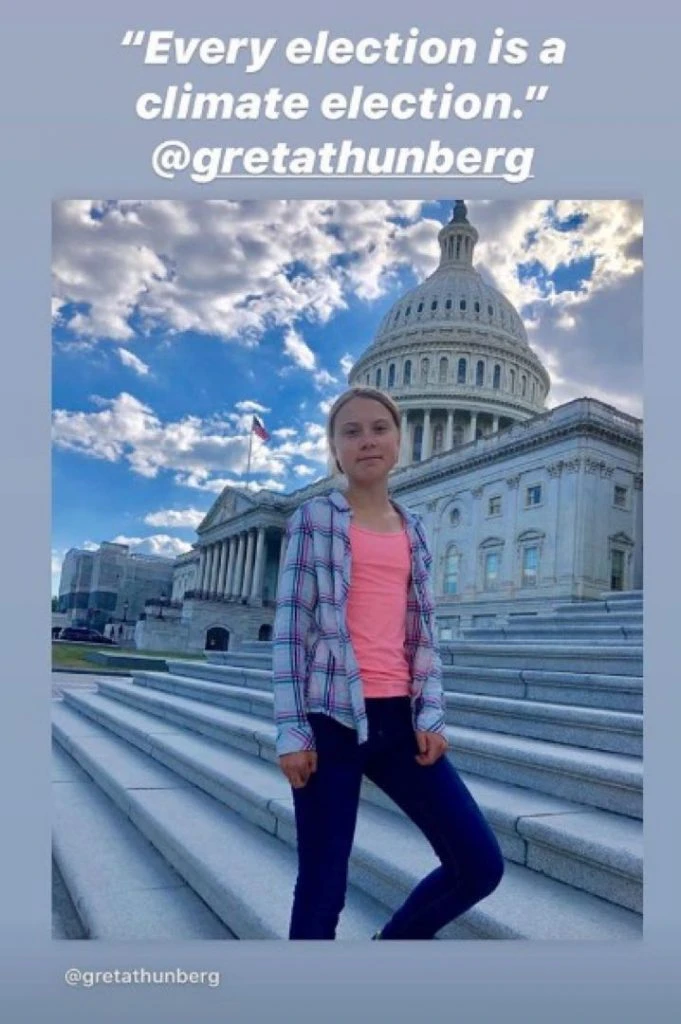 NATALIE PORTMAN GRETA THUNBERG VOTO