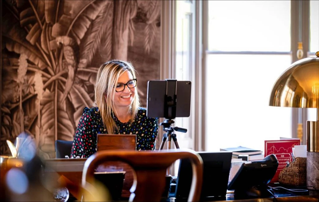 Maxima Holanda home office