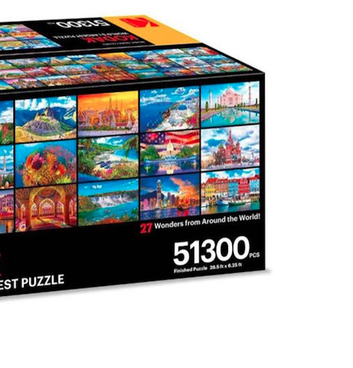 El rompecabezas más grande del mundo que desafía a la cuarentena