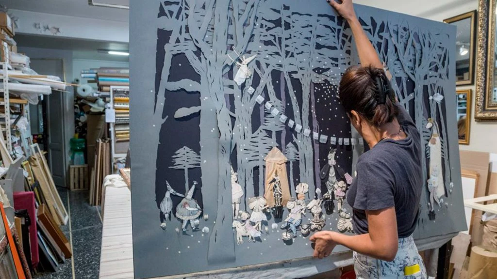 Lucila Biscione. Arte con papel