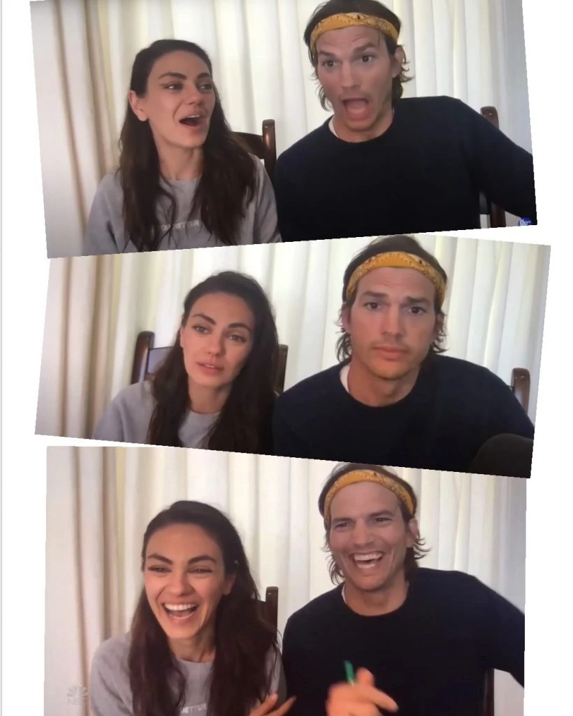 ASHTON KUTCHER MILA KUNIS CUARENTENA