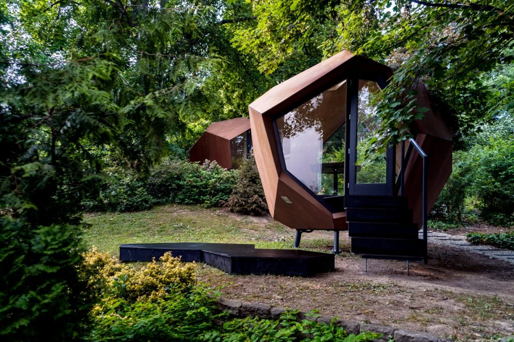 Cabina prefabricada. Hello Wood