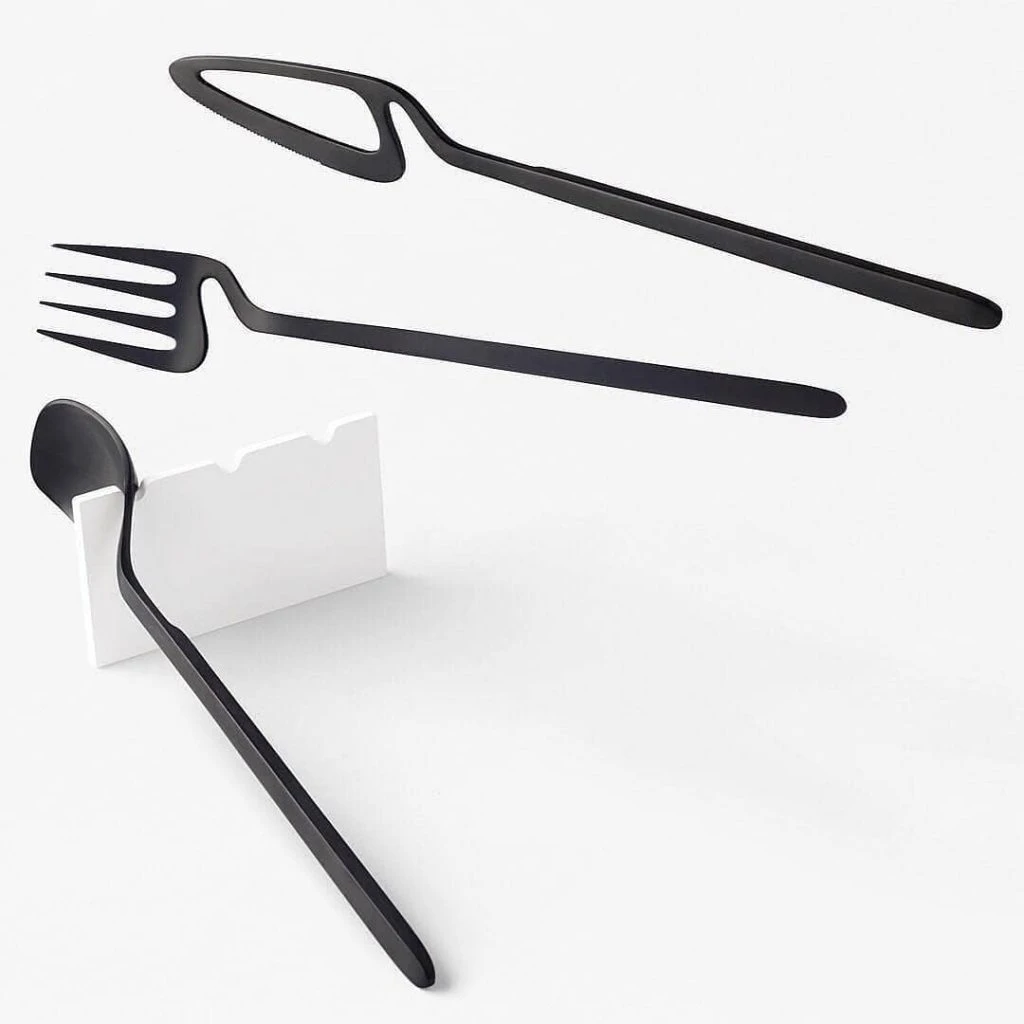 Cubiertos Nendo. Accesorios de cocina con diseño