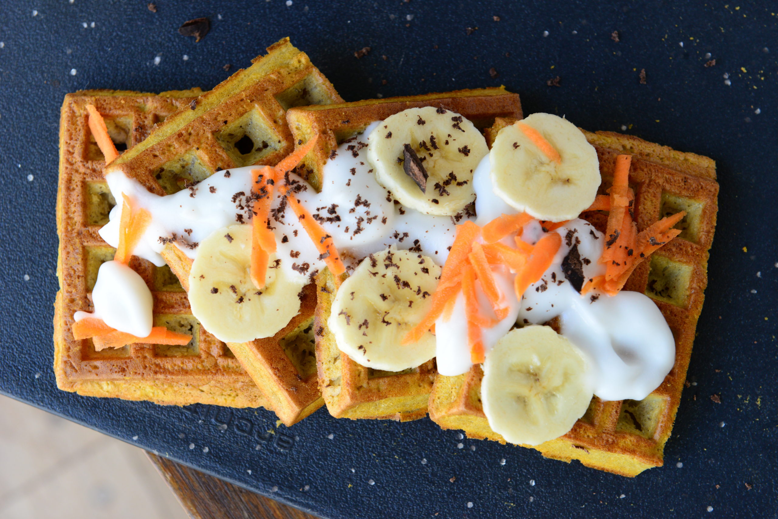 Cómo hacer waffles de zanahoria para preparar un desayuno súper fitness