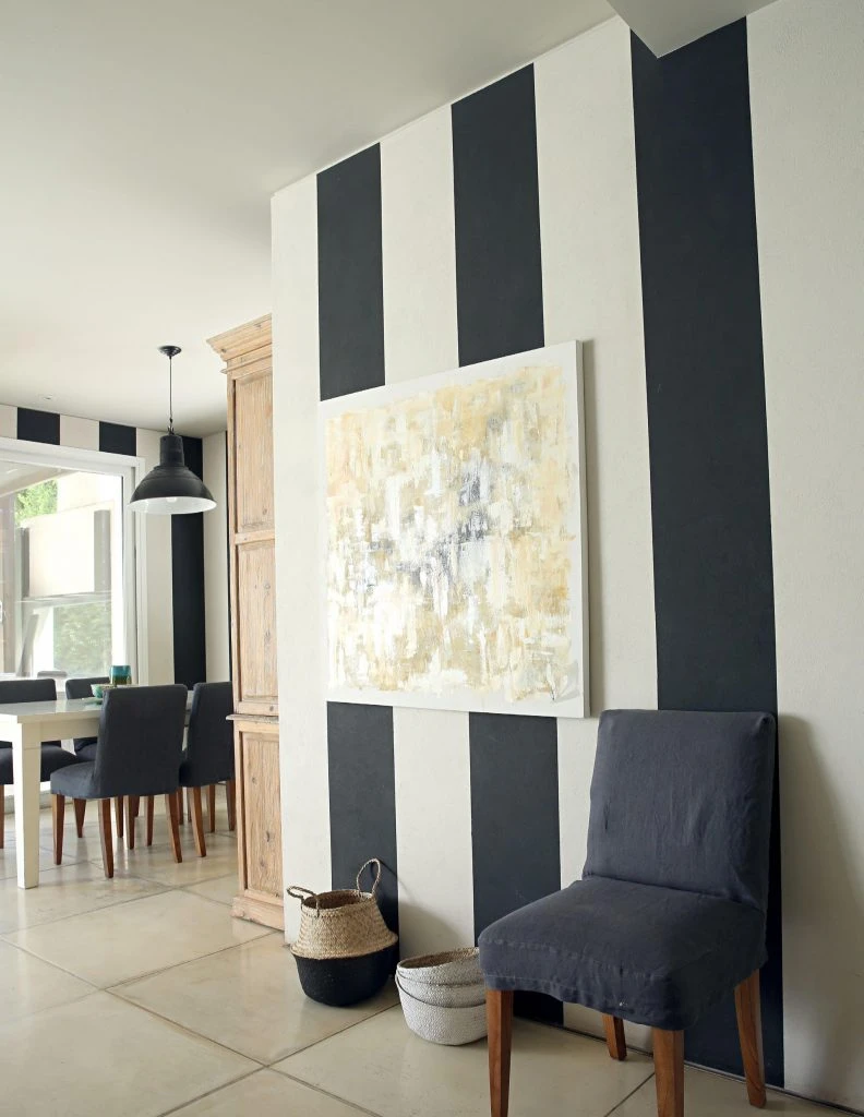 DEco tendencia. Paredes a rayas