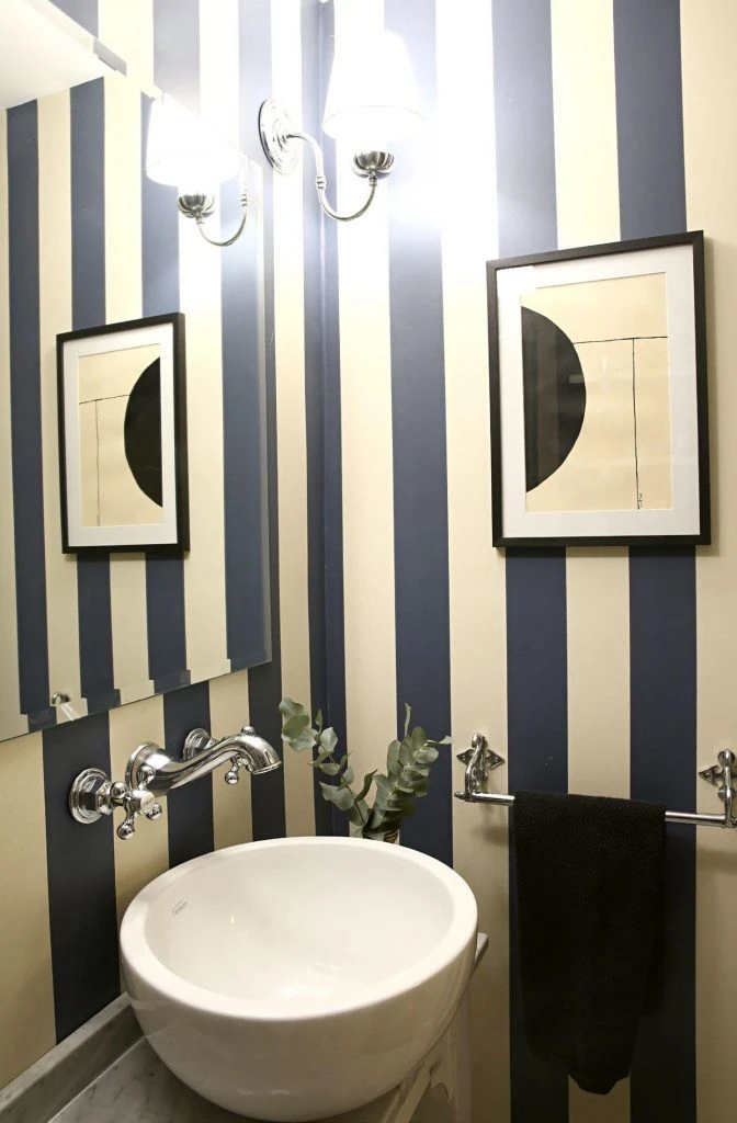 DEco tendencia. Paredes a rayas