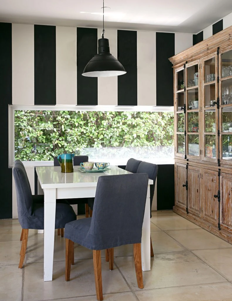 DEco tendencia. Paredes a rayas