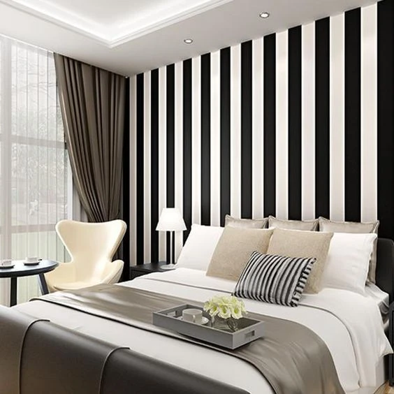 DEco tendencia. Paredes a rayas